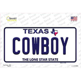 Cowboy Texas Novelty Sticker Decal Small