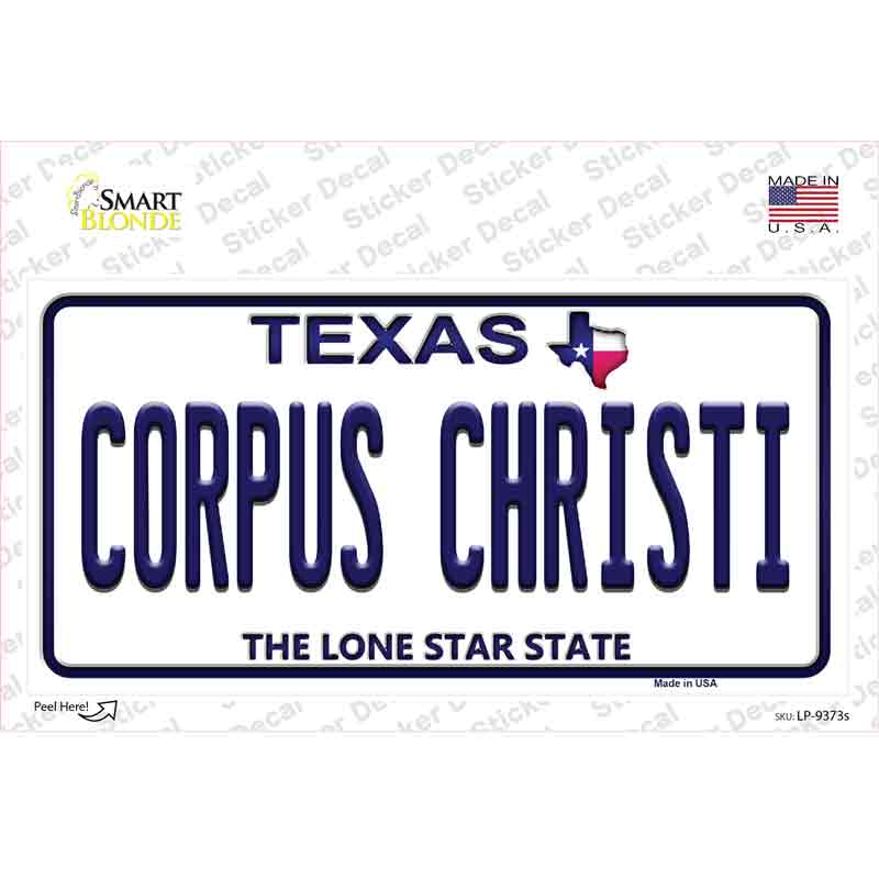 Corpus Christi Texas Novelty Sticker Decal Small