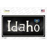 Idaho Flag Script Novelty Sticker Decal Small