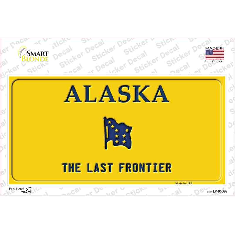 Alaska Novelty Sticker Decal Small