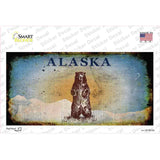 Alaska Bear Rusty Novelty Sticker Decal Small