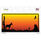 Donkey Blank Scenic Novelty Sticker Decal Small