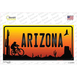 Biker Arizona Scenic Novelty Sticker Decal Small