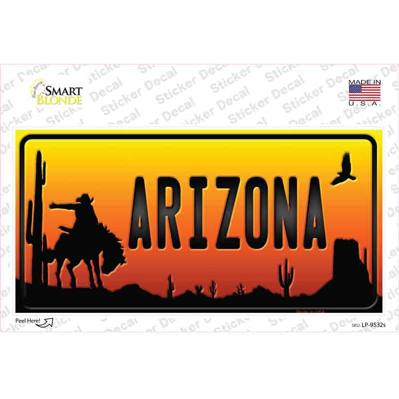 Rodeo Arizona Scenic Novelty Sticker Decal Small