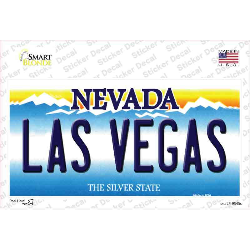 Las Vegas Nevada Novelty Sticker Decal Small