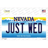 Just Wed Nevada Novelty Sticker Decal Small