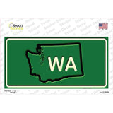 WA State Novelty Sticker Decal Small