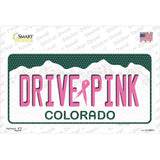 Drive Pink Colorado Novelty Sticker Decal Small