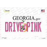 Drive Pink Georgia Novelty Sticker Decal Small