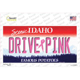 Drive Pink Idaho Novelty Sticker Decal Small