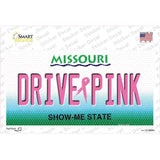 Drive Pink Missouri Novelty Sticker Decal Small