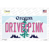 Drive Pink Oregon Novelty Sticker Decal Small