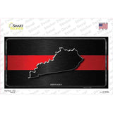 Kentucky Thin Red Line Novelty Sticker Decal Small