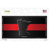 Minnesota Thin Red Line Novelty Sticker Decal Small