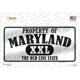 Property Of Maryland Novelty Sticker Decal Small