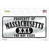 Property Of Massachusetts Novelty Sticker Decal Small