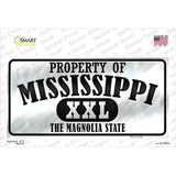 Property Of Mississippi Novelty Sticker Decal Small