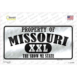 Property Of Missouri Novelty Sticker Decal Small