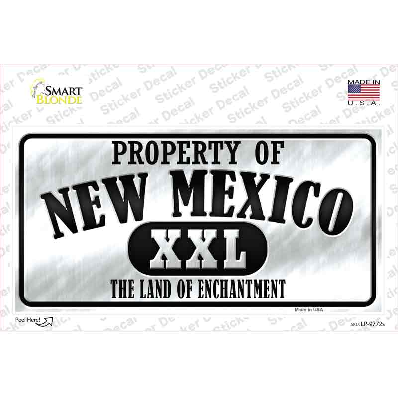 Property Of New Mexico Novelty Sticker Decal Small