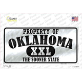 Property Of Oklahoma Novelty Sticker Decal Small