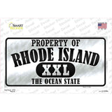 Property Of Rhode Island Novelty Sticker Decal Small