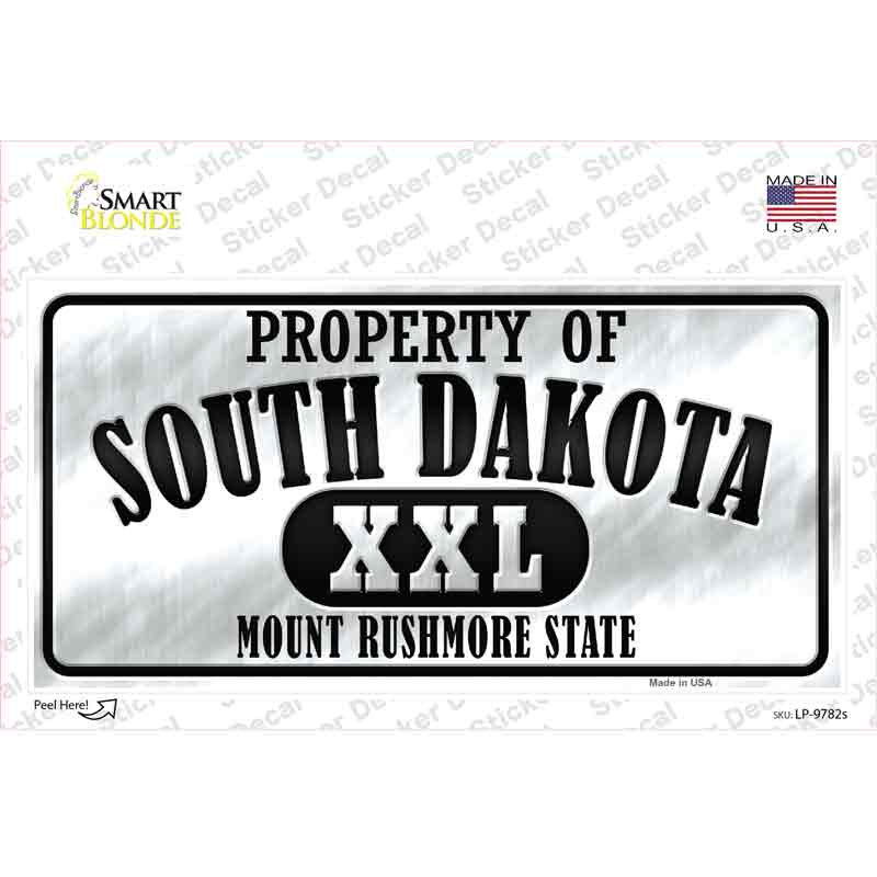 Property Of South Dakota Novelty Sticker Decal Small