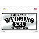 Property Of Wyoming Novelty Sticker Decal Small