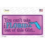 Florida Outta This Girl Novelty Sticker Decal Small