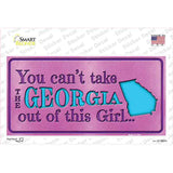 Georgia Outta This Girl Novelty Sticker Decal Small