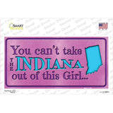 Indiana Outta This Girl Novelty Sticker Decal Small