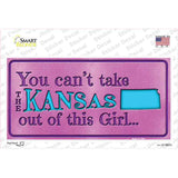 Kansas Outta This Girl Novelty Sticker Decal Small