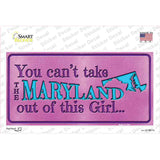 Maryland Outta This Girl Novelty Sticker Decal Small