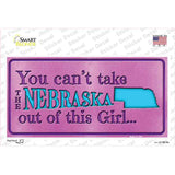 Nebraska Outta This Girl Novelty Sticker Decal Small