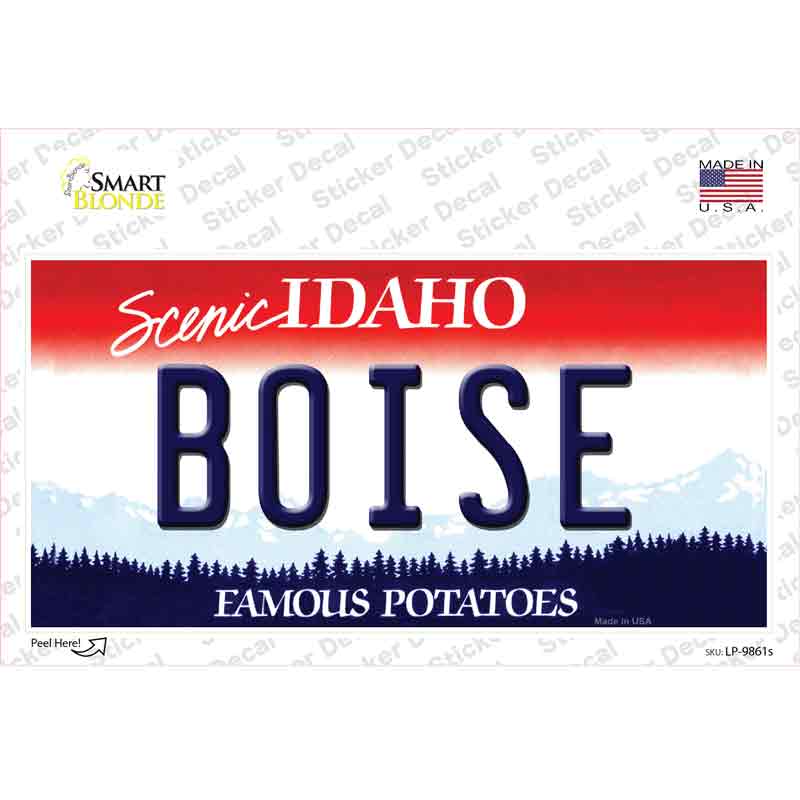 Boise Idaho Novelty Sticker Decal Small