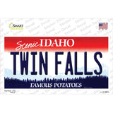 Twin Falls Idaho Novelty Sticker Decal Small