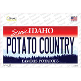 Potato Country Idaho Novelty Sticker Decal Small