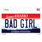 Bad Girl Idaho Novelty Sticker Decal Small