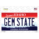 Gem State Idaho Novelty Sticker Decal Small