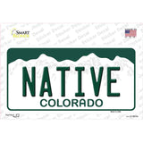 Native Colorado Novelty Sticker Decal Small