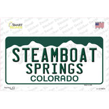 Steamboat Springs Colorado Novelty Sticker Decal Small