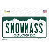 Snowmass Colorado Novelty Sticker Decal Small