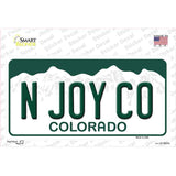 N Joy CO Colorado Novelty Sticker Decal Small