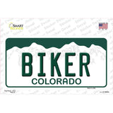 Biker Colorado Novelty Sticker Decal Small