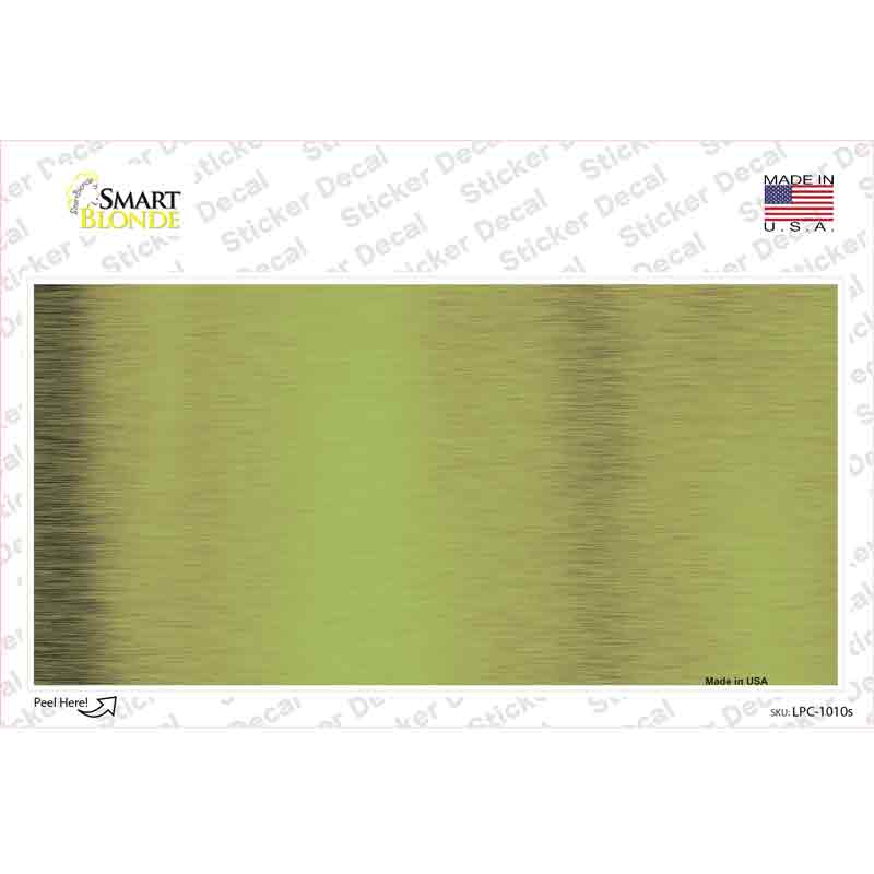 Lime Green Metallic Solid Novelty Sticker Decal