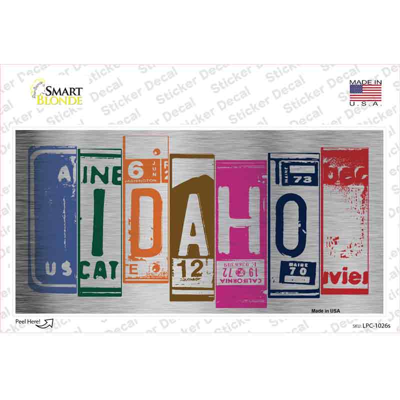 Idaho Art Novelty Sticker Decal Small