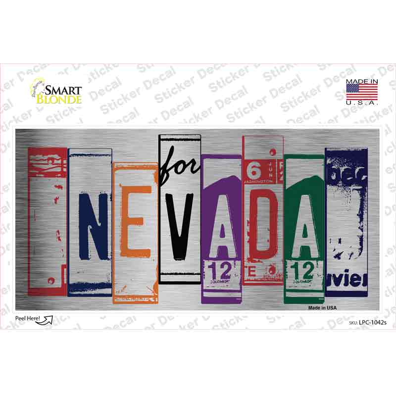 Nevada Art Novelty Sticker Decal Small