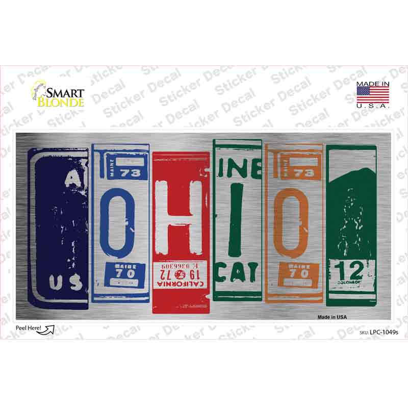 Ohio Art Novelty Sticker Decal Small