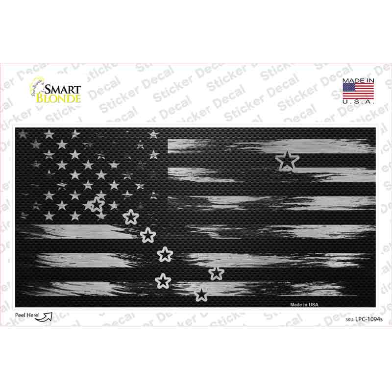 Alaska Carbon Fiber Novelty Sticker Decal Small