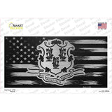 Connecticut Carbon Fiber Novelty Sticker Decal Small