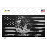 Illinois Carbon Fiber Novelty Sticker Decal Small